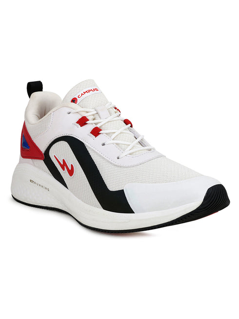 OMAX White Men's Running Shoes